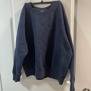 Outdoor Voices Men’s Crewneck Sweater Blue Good Con